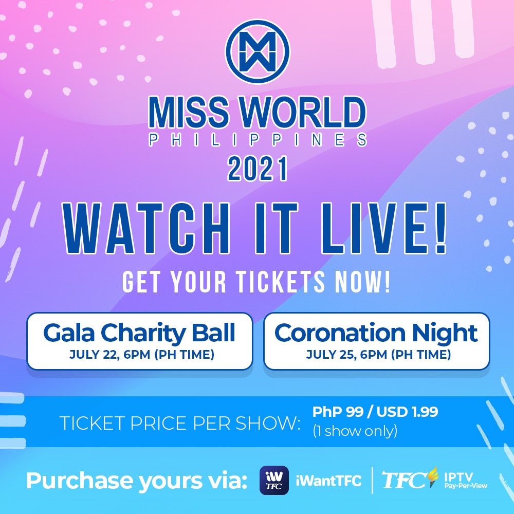 Miss World PH 2021 coronation night to stream live on iWantTFC